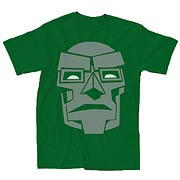 Fantastic Four Doctor Doom Mask Green T-Shirt